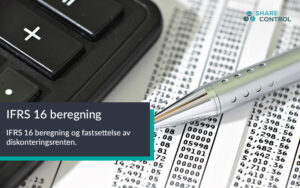 Beregning etter IFRS 16
