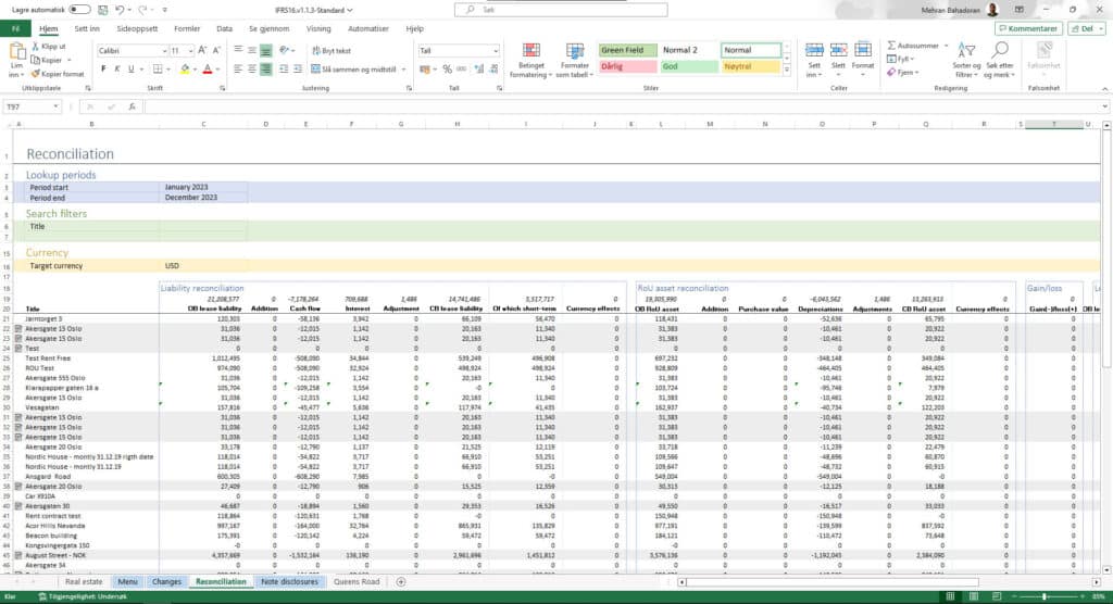 ShareControl IFRS 16 Reconciliation