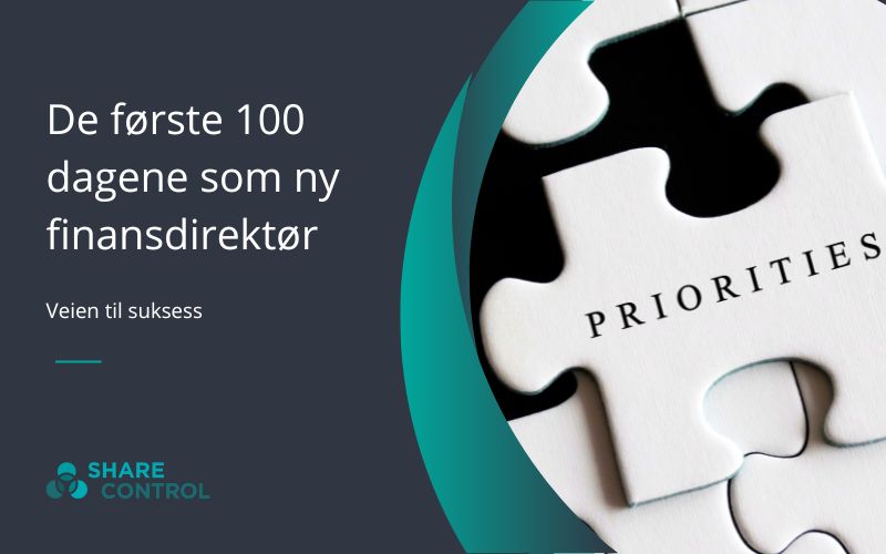 De første 100 dagene som ny finansdirektør