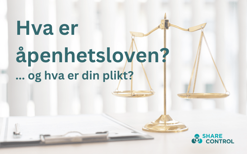 Hva er åpenhetsloven