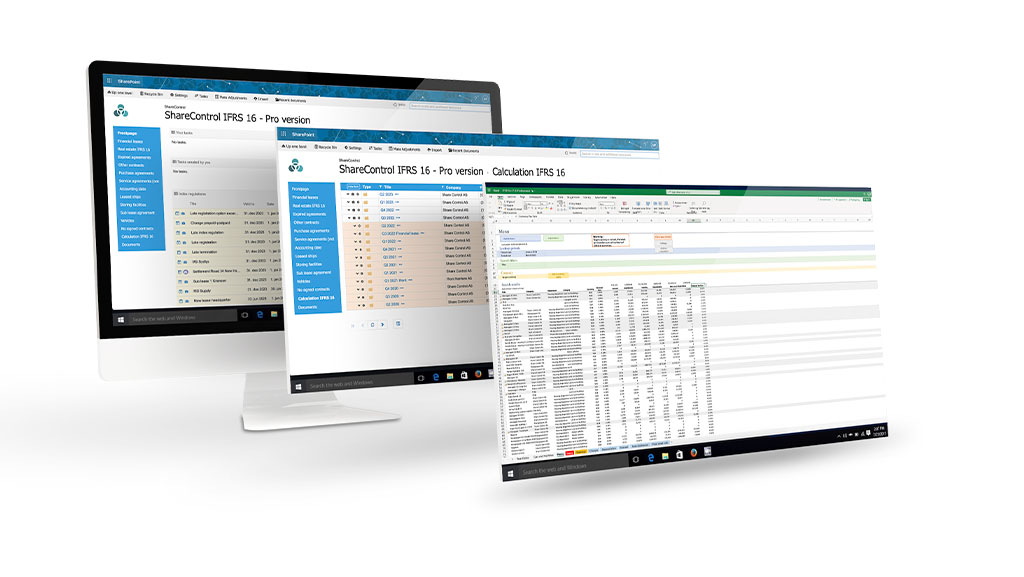 Share Control IFRS 16 løsning til Microsoft 365